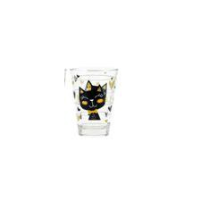 Cerve Nadia Golden Cat üveg pohár 1db, 165897C üdítős pohár