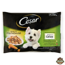 Cesar alutasak 4 pack válogatás aszpikban Multipack kutyaeledel