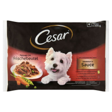 Cesar alutasak 4 pack válogatás mártásban kutyaeledel