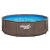 CF GROUP Planet Pool Frame Fémvázas medence, rattan mintás, tartozékok nélkül, 3,05 × 0,91 m