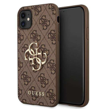 Cg mobile APPLE iPhone 11, GUESS szilikon mobiltok, Barna, Arany tok és táska