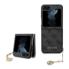 Cg mobile Guess 4g charms m&#369;anyag telefonvéd&#337; (textil hátlap, telefondísz) szürke guhczf5gf4ggr tok és táska