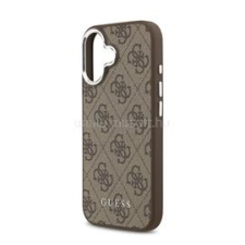 Cg mobile GUESS 4G MAGSAFE szilikon telefonvédő (ütésállóság, műanyag hátlap) BARNA (GUHMP17SP4GSSMCW) tok és táska