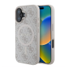 Cg mobile GUESS 4G RING CLASSIC LOGO szilikon telefonvédő (ütésállóság, textil hátlap, MagSafe) RÓZSASZÍN Apple iPhone 16 (GUHMP16SG4GFRP) (GUHMP16SG4GFRP)