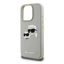 Cg mobile KARL LAGERFELD 3D RUBBER DOUBLE HEADS szilikon telefonvédő (ütésállóság. 3D) BÉZS tok és táska