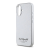 Cg mobile KARL LAGERFELD GRAINED PU HOTEL RSG szilikon telefonvédő (ütésállóság, bőr hatású hátlap) VILÁGOSSZÜRKE Apple iPhone 16 (KLHCP16SPGWCMKHG) (KLHCP16SPGWCMKHG)