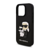 Cg mobile KARL LAGERFELD PU Saffiano Karl and Choupette tok iPhone 16 Pro fekete