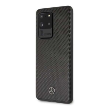 Cg mobile MERCEDES-BENZ műanyag telefonvédő (karbon minta) FEKETE Samsung Galaxy S20 Ultra (SM-G9... tok és táska