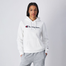 Champion Big Logo Slim Fit női kapucnis pulóver White női pulóver, kardigán