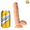 CHAMPS Realistic Smoothy Champs – élethű vibráló dildó 14 cm