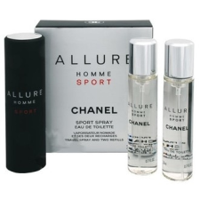 Chanel Allure Homme Sport EDT 3x20ml (1x tölthető + 2x töltet), férfi parfüm és kölni