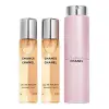 Chanel - Chance (eau de toilette) (Twist &amp; Spray) 3 x 20 ml (parfümtok + utántöltők) celofán nélkül