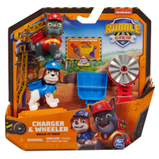 Charger és Wheeler figurák Rubble & Crew kiegészítőkkel játékfigura