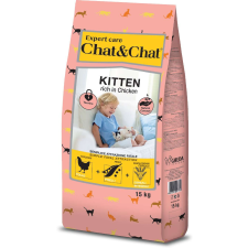 Chat & Chat Kitten Chicken (2 x 15 kg) 30kg macskaeledel