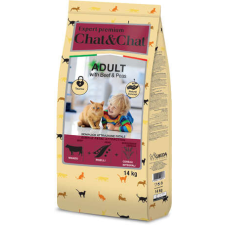  Chat &amp; Chat Adult Beef &amp; Peas (2 x 14 kg) 28 kg macskaeledel