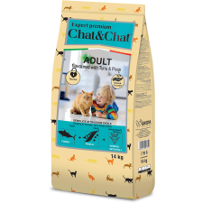 Chat & Chat Adult Tuna & Peas (2 x 14 kg) 28kg macskaeledel