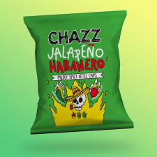  Chazz Jalapeno and Habanero Medium Spicy burgonyachips 50g előétel és snack