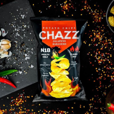  Chazz Jalapeno Habanero ízű burgonyachips 90g előétel és snack