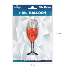 Cheers Halloween folia lufi, 98x38 cm party kellék