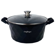 Cheffinger Fazék fedővel Gyémánt kivitelű CF-DIAC24S, 24cm /3,5L edény