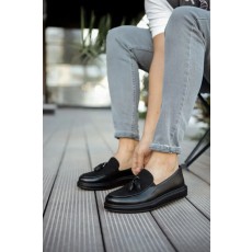 Chekich 002.03 férfi loafer cipő fekete
