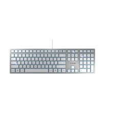 Cherry KC 6000 Slim UK billentyűzet ezüst-fehér (JK-1600GB-1) (JK1600GB1) billentyűzet