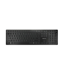 Cherry KW 9100 SLIM német billentyűzet fekete (JK-9100DE-2) (JK-9100DE-2) billentyűzet
