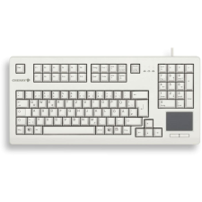 Cherry TouchBoard G80-11900 billentyűzet USB QWERTY Angol Szürke (G80-11900LUMEU-0) billentyűzet