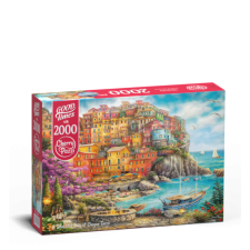 CherryPazzi 2000 db-os puzzle - A beautiful Day at Cinque Terre (50071) puzzle, kirakós