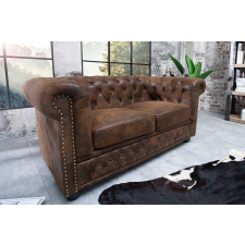 CHESTERFIELD Kettes ülőgarnitúra Chesterfield Vintage barna bútor