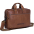 CHESTERFIELD SETH konyak színű két fogós, két részes laptoptartós aktatáska C40-1010-31
