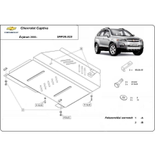  Chevrolet Captiva, 2006-2010 - Motorvédő lemez autóalkatrész