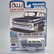  Chevrolet Suburban 1:64 AutoWorld kék makett