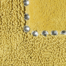 Chic pamut fürdőszobaszőnyeg Mustársárga 60x90 cm lakástextília