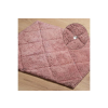  Chic pamut fürdőszobaszőnyeg Sötét rózsaszín 60x90 cm