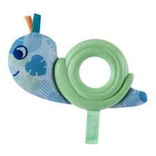  Chicco Baby Snail Eco+ bébicsiga rágókás textiljáték ökoanyagból egyéb bébijáték
