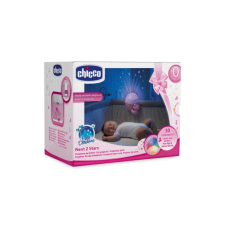 Chicco Chicco NEXT2 STARS babaágyra rögzíthető projektor plüss macival - rózsaszín éjjeli fény