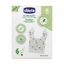  Chicco Eco Bibs lebomló öko-előke 36 db ökotermék babaétkészlet