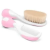 Chicco fésű-kefe természetes sörtékkel Pink