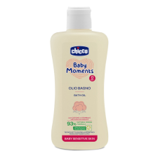 Chicco Fürdető olaj 200 ml - sensitive gyapotolaj és E-vitamin babafürdető, babasampon