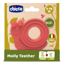 Chicco Molly csigás rágóka ECO+ bioműanyag felhasználásával rágóka