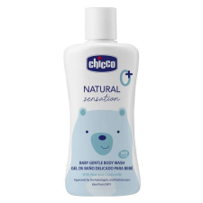 Chicco Natural Sensation Gyengéd babafürdető 200 ml - Aloe és Kamilla kivonattal 0h+ babafürdető, babasampon