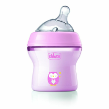 Chicco NaturalFeeling 150 cumisüveg újszülöttkorra normál folyású - Pink cumisüveg