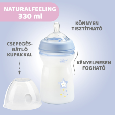 Chicco NaturalFeeling 330 ml cumisüveg gyors folyású cumi cumisüveg