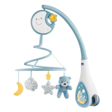 Chicco Next 2 Dreams zenélő forgóka - éjszakai fény kék bébijáték kiságyra