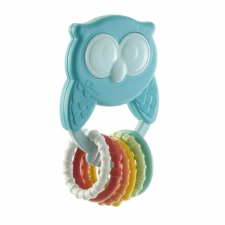 Chicco Owly bagoly csörgő-rágóka ECO+ ökoműanyag rágóka