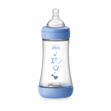 CHICCO Perfect5 szilikon cumisüveg 240ml fiú cumisüveg