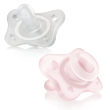 CHICCO Physio Mini Soft teljesen szilikonos cumi 0-2h lány 2db cumi