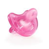 Chicco Physio Soft szilikon cumi 6-16 hó - Pink