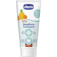 Chicco Toothpaste Fruit Mix fogkrém gyermekeknek fluoriddal 1-5 y 50 ml fogkrém